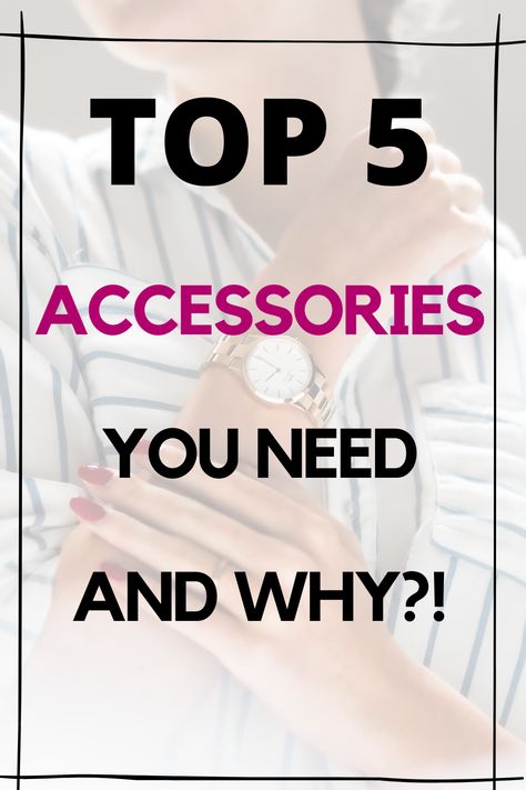 The TOP 5 accessories that you need to have and why? Find out if you have all five and if you are a real fashionista or not. These are the most popular classy accessories that you cannot escape from. Once you buy them, you will use them and style them up many years to come. They are the statement pieces that never go out of trends. We love a good classy piece, don't we? Classy accessories | Staple pieces accessories | Fashion accessories for women. #glamblog #fashionbloggers #classyaccessories Must Have Accessories For Women, Lengan Puff, Classy Accessories, Rok Midi, Sandal Tali, Glam Accessories, Coffee Blog, First Coffee, Closet Essentials