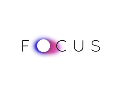 Focus - Logo by Ronen Cohen on Dribbble Tolerance Day, Railway Logo, Focus Logo, Brain Logo, Gym Logo, Typo Design, City Logo, Medical Logo, Typographic Logo