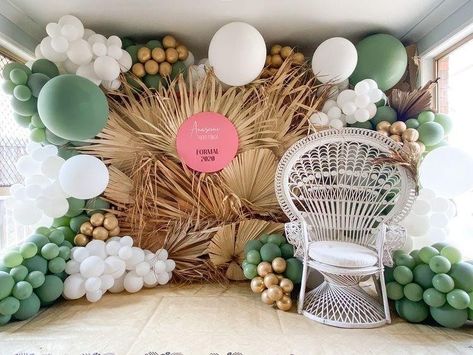 Follow @mp__events on Facebook and Instagram for more information Palm Leaf Decor, Ramadan Activities, Leaf Wall, Palm Leaf, Palm Leaves, Balloon Decorations, Birthday Decorations, More Information, Ramadan