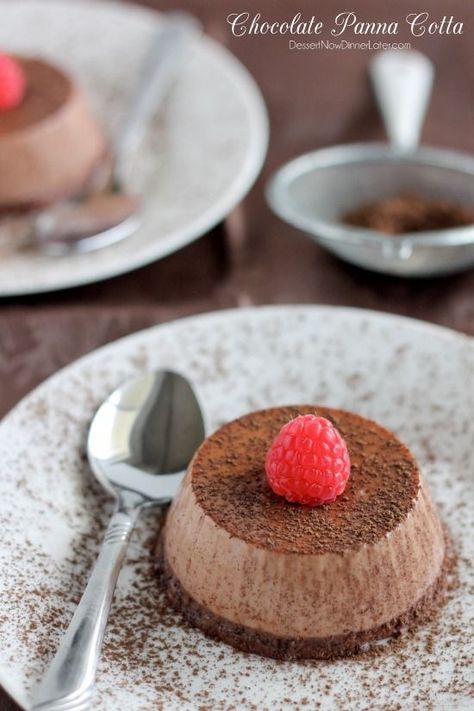 Chocolate Panna Cotta, Gluten Free Italian, Panna Cotta Recipe, Dessert Oreo, Italian Cream, Gelatin Dessert, Desserts Keto, Slow Cooker Desserts, Creamy Desserts