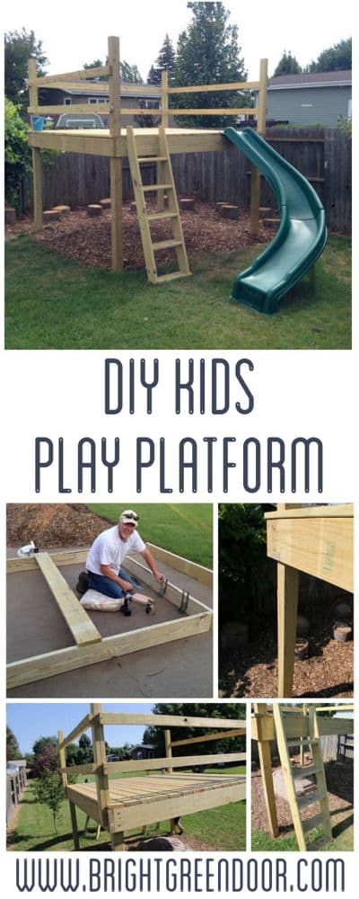 Diy Kids Play, Play Platform, Commercial Playground, Kids Forts, Tree House Diy, Outdoor Play Areas, Outdoor Play Area, Kids Outdoor Play, Tree House Designs