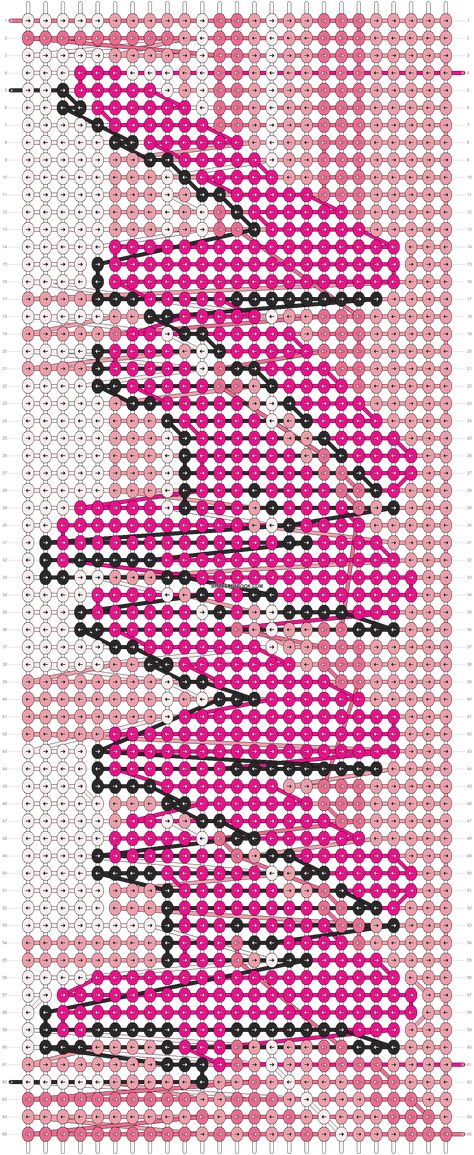 Alpha pattern #117484 | BraceletBook Nana Alpha Pattern, Nana Crochet Pattern, Nana Anime Hachi, Bead Curtain, Nana Anime, Grid Patterns, Nana Osaki, Crochet Inspo, Pixel Pattern