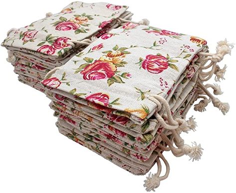 Amazon.com: FASOTY 50 Pack Rose Double Drawstring Burlap Bags Flower Pouch Bags Linen Bags Reusable Burlap Gift Bags Jewelry Pouches Sacks for DIY Craft Wedding Party Gift 3.7 X 5.2 Inches: Health & Personal Care Burlap Favor Bags, Jute Sack, Linen Bags, Burlap Gift Bags, Burlap Flower, Burlap Sacks, Pouch Bags, Burlap Bags, Roses Pattern