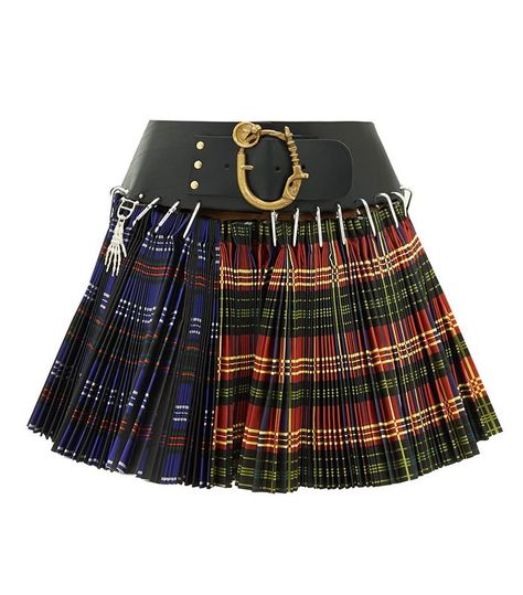 Chopova Lowena Skirt, Chopova Lowena Skirts, Touhou Aesthetic, Plated Skirt, Chopova Lowena, Punk Skirt, Tartan Skirt, Outfit Png, Check Skirt