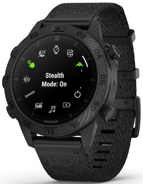 Garmin MARQ Watch Commander Gen 2 Carbon Smartwatch Stealthy Aesthetic, Garmin Marq, Tool Watch, Modern Tools, Modern Clock, Touch Screen Display, Watches Unique, Clear View, Garmin Watch