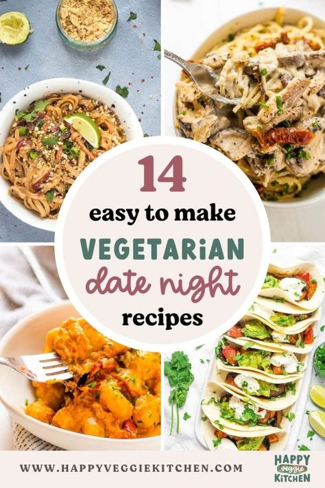 Meatless recipes for a special occasion! These are easy to make at home but have that touch of luxury you're looking for on Valentine's Day or any other date night in. Vegetarian Recipes Date Night, Date Night Recipes Vegetarian, Dinner Date Recipes Vegetarian, Valentines Vegetarian Dinner Ideas, Date Night Vegetarian Dinner, Vegetarian Valentines Day Dinner, Meatless Valentines Day Dinner, Date Night Dinner Recipes Vegetarian, Romantic Vegetarian Dinner For Two