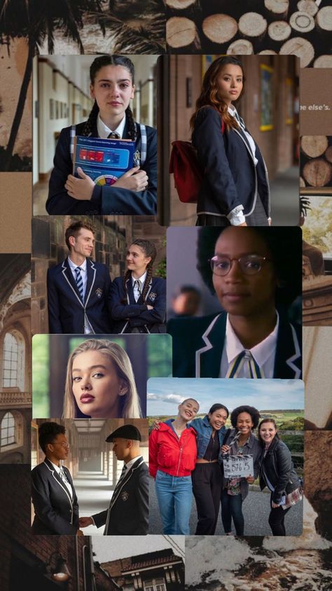 Get Even Netflix Show, British Private School, Iphone Backdrop, Selfie Aesthetic, Aesthetic School, Collage Iphone, Netflix Show, Get Even, Netflix And Chill