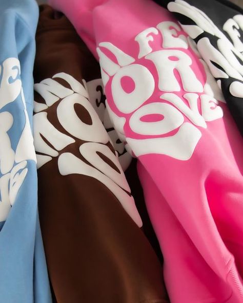 VBRNCY on Instagram: "What’s different about the new hoodies? These hoodies are so much different from what we have used in the past! These are new heavyweight hoodies, which are a higher quality and a softer material. We also changed from screen printing to an embroidered logo and a puff print design. They are the softest most comfortable hoodies we could get our hands on you’ll loved them for sure! - 550 gsm 100% cotton - Embroider logo in the front - Puff print on the back - Round rope dra Hoodies Puff Print, Puff Print Hoodie, Comfortable Hoodies, September 28th, Puff Paint, Brand Ideas, Hoodie Aesthetic, Aesthetic Hoodie, Love Logo