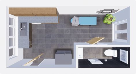 Garage Conversion Floor Plans, Garage To Bedroom, Single Garage Conversion, Convert Garage To Bedroom, Garage Conversion Ideas, Garage Studio Apartment, Detached Garage Designs, Garage Apartment Plan, Garage To Living Space