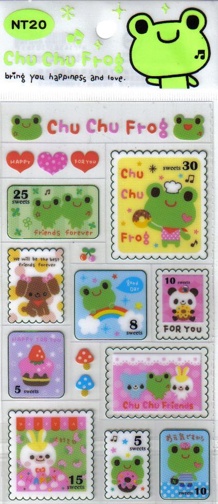 https://flic.kr/p/9KYJ1U | Kawaii Chu Chu Frog Stamp Sticker Sheet | Available @ www.cutepaperetc.etsy.com Frog Stickers, Kawaii Craft, Etsy Stickers, Puffy Stickers, Kawaii Stationery, Kawaii Stickers, Cute Frogs, Cute Stationery, Love Stickers