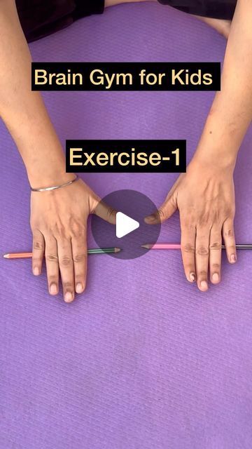 Maninder Kaur on Instagram: "7 Brain Boosting exercises with Pencil for kids || Stimulate Left & Right Brain with Pencils || Crossing Midline Exercises || Home made brain gym for kids || Better Cognition  #cognition #braingym #crossmidline #blessings #maninderkaur #pencil #brainboostingactivities #likesharecomment" Brain Booster Activities For Kids, Activities For 3-4 Yrs Old, Brain Gym Activities For Kids, Brain Boosting Activities For Kids, Active Activities For Kids, Brain Gym Worksheets, Brain Activity Games, Brain Exercises For Kids, Activities For Special Needs Children