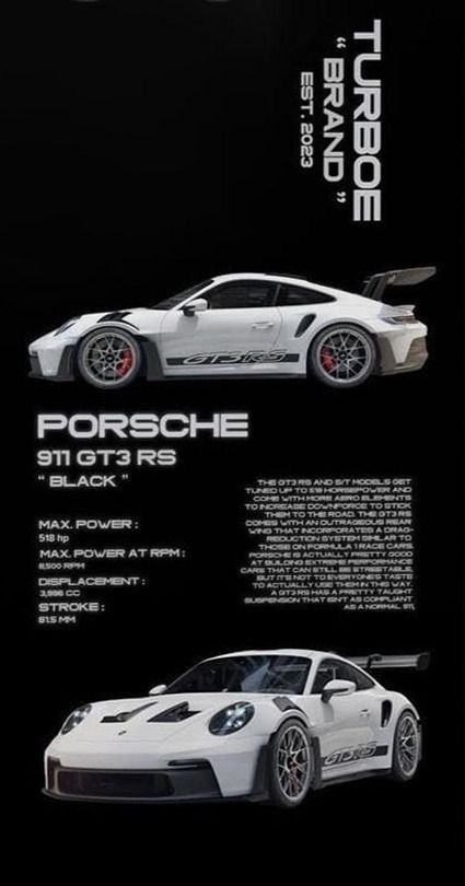 Porsche Iphone Wallpaper, Disney Cars Wallpaper, Mobil Design, Porsche Gt3, Gt3 Rs, Tapeta Pro Iphone, Fancy Cars, Classy Cars, Diy Recipes