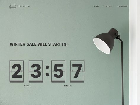 Daily Ui #014 - Countdown Timer by Anna Kolesnyk on Dribbble Countdown Graphic Design, Countdown Graphic, Countdown Design, Count Down, Countdown Ideas, Event Countdown, Numbers Typography, Poster Flat, Cats Art Drawing