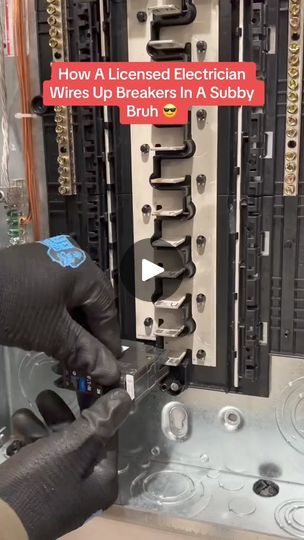 104K views · 854 reactions | ⚡️How a professional electrician installs 20 amp afcigfci and standard breakers in electrical panel #electrical #electrician #engineering #reelsviralシ #Reelfb #reels #reelsvideoシ #electricalengineering | the basementkingefixx | the basementkingefixx · Original audio Electrician Wiring, Professional Electrician, Electrical Panel, Panel Systems, Electrical Engineering, Professions, Electricity, Engineering, Audio