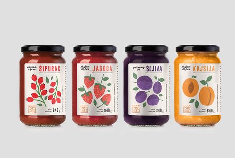 “Dunst” homemade produce – Packaging Of The World Jam Packaging Design, Jam Label Design, Jam Branding, Jar Packaging Design, Jars Packaging, Ingredients Label, Jam Jar Labels, Lecture Poster, Jam Packaging