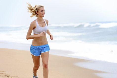 Tips for Running in Sand | POPSUGAR Fitness Ab Diet, Summer Challenge, Running On The Beach, Fit Girl Motivation, Interval Training, Girl Running, Stay In Shape, Morning Workout, Lean Muscle