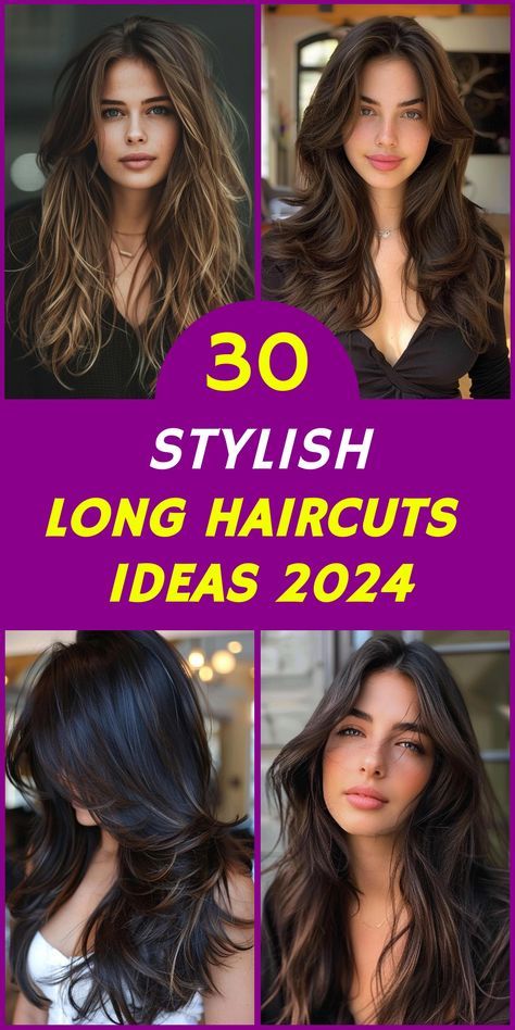 Elevate your style with 30 chic long haircut ideas for 2024. From subtle layers to bold bangs, these on-trend looks will revitalize your appearance and turn heads wherever you go. Embrace the power of long locks and discover the perfect cut to enhance your features and showcase your unique style this year. Long Haircut And Color Ideas, Haircuts For Women With Long Faces, Side Part Long Haircut, Long Bangs 2024, Long Hair Trends 2024 Haircuts Women, Long Hair 2024 Trends, Hair Cuts Long Length, 2024 Long Hair Trends For Women, Long Haircut For Thick Hair