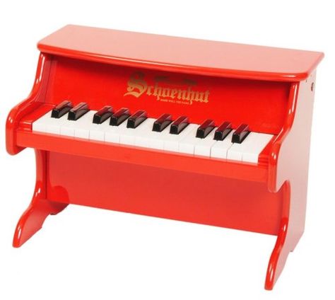 Can a gift possibly get any cuter? This mini Schoenhut Piano will be big fun for your toddler. The 25-key model is a perfect first instrument for your future Beethoven, inspiring creativity and an early love of music. Baby Piano, Piano Gifts, Kids Piano, Toy Piano, Mini Keyboard, Keyboard Piano, Learn Piano, Piano Lessons, The Well