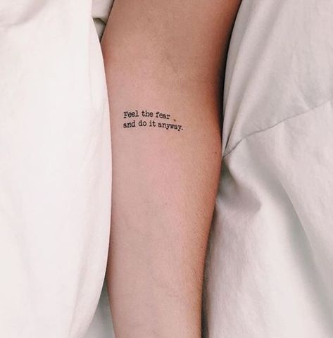 Quote Tattoos Girls, Tattoo Placements, Petit Tattoo, Small Quote Tattoos, Shape Tattoo, Custom Temporary Tattoos, Couple Tattoo, Elbow Tattoos, Inspiration Tattoos