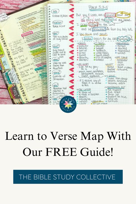 How to Verse Map| Bible Study Collective| Bible Study Collective | Verse mapping is a wonderful way to gain deeper insights into Bible verses as you study. Our Beginner's guide to verse mapping gives you everything you need to start verse mapping. Download our FREE guide and start verse mapping today! https://biblestudycollective.com/pages/get-your-free-verse-mapping-guide Free Verse Mapping Templates, Verse Mapping Template Free, Bible Mapping Free Printable, Verse Mapping For Beginners, Prayer For Studying, Grow Closer To God, Soap Bible Study, Study Supplies, Bible Studying