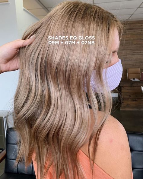 Redken on Instagram: “"The Shades EQ M's are a lifesaver!" - @sydneydelanaaa 🇺🇸 The Shades EQ Matte family of 4 (levels 2, 4, 7 & 9) have a brown to tan…” Salon Hair Color, Redken Hair Color, Redken Hair Products, Redken Shades, Golden Blonde Hair, Hair Color Formulas, Redken Shades Eq, Blending Gray Hair, Hair Techniques