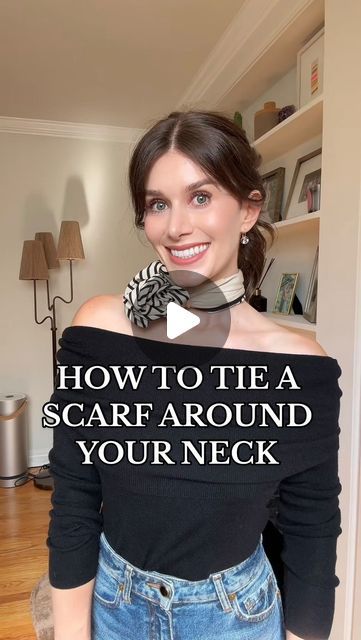 Tying Neck Scarf, Neck Scarf Tying Tutorials, How To Wear A Neck Scarf, How To Tie A Neck Scarf, How To Tie Scarf Around Neck, How To Wear A Scarf Around Your Neck, How To Tie A Scarf Around Your Neck, Ways To Tie A Bandana, Scarves How To Wear