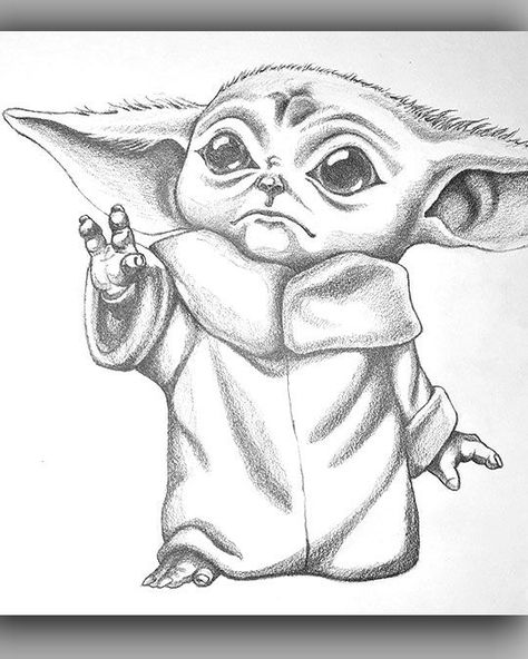 May the 4th be with you | Star wars art drawings, Yoda art, Yoda drawing Cool Sketch Ideas Marvel, Yoda Drawing Simple, Cute Simple Drawings Disney, Baby Yoda Dibujo, Graphite Drawings Ideas, Yoda Sketch, Baby Yoda Drawing, Star Wars Zeichnungen, Disney Pencil Drawings