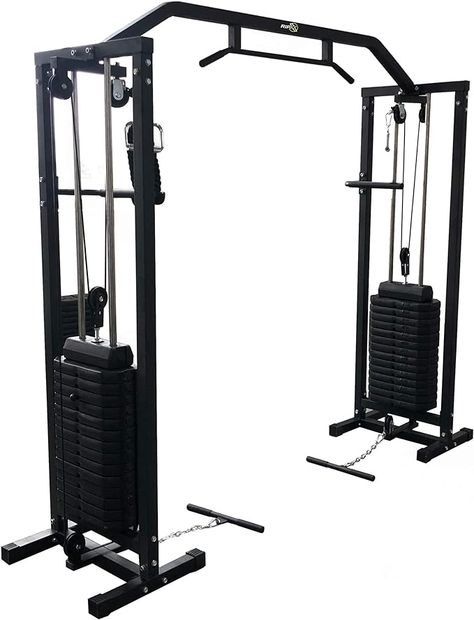 RIP X 180kg Cable Crossover Machine With Pull Up Bar and Improved Top and Bottom Swivel Pulley Design Cable Crossover Machine, Cable Crossover, Cable Machine, Pull Up Bar, Exercise & Fitness Equipment, Home Gym Equipment, Love Fitness, At Home Exercises, Fitness Blog