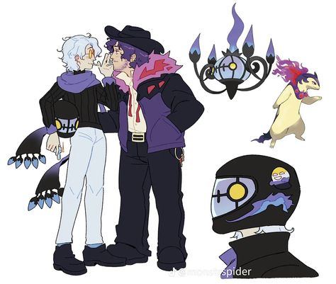 Pokemon Trainer Outfits, Pokemon Human Form, Gijinka Pokemon, Pokemon Clothes, Ghost Pokemon, Oc Pokemon, Pokemon Gijinka, Pokemon Oc, Cute Pokemon Pictures