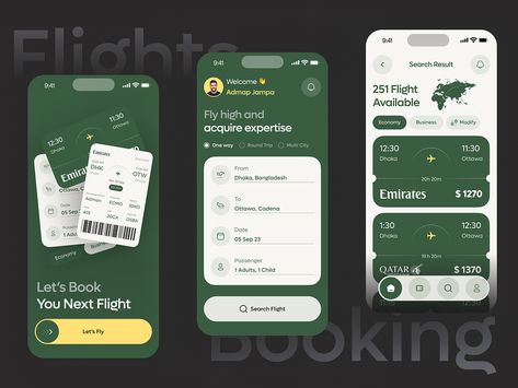 Airplane App, Flight Booking App, Flight App, Planning App, Flight Booking, Booking App, Flight Ticket, Booking Flights, App Ui Design