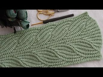 Wonderful crochet pattern 💯 You will love this model 👍 cardigan, Bluse, Runner, Shawl, unique Stitch - YouTube Brioche Crochet Patterns, Crochet Brioche, Brioche Crochet, Model Cardigan, Crochet Lace Scarf Pattern, Advanced Crochet Stitches, Brioche Pattern, Crochet Lace Scarf, Crochet Border Patterns