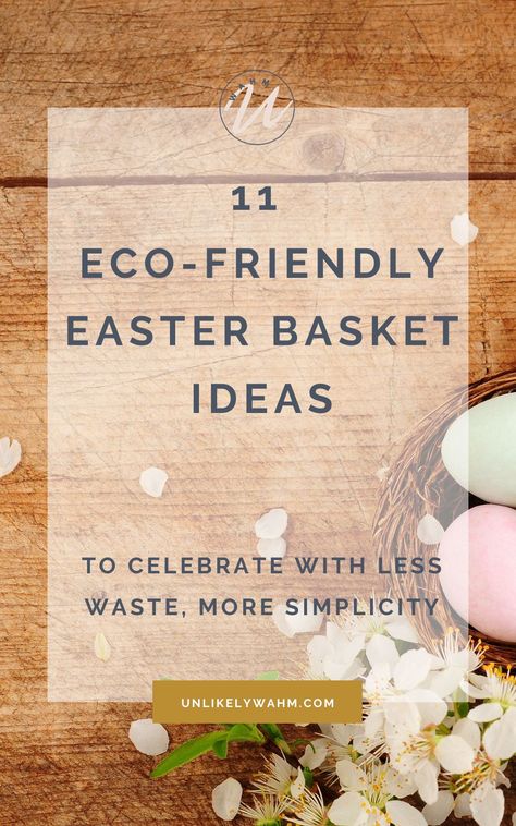 11 Eco-Friendly Easter Basket Ideas: Each year, I am overwhelmed by the waste associated with Easter (and all holidays, really!). We want to celebrate and make the holiday meaningful and fun, but want to pass along our values to our kiddos and lower our impact. I put together 11 eco-friendly Easter basket ideas to help you make your Easter meaningful and more sustainable. #ecofriendlyeasterbasket #ecofriendlyholidays #sustainableEaster Eco Friendly Easter Basket, Eco Friendly Easter, Sustainable Alternatives, Zero Waste Holiday, Creative Easter Baskets, Diy Easter Eggs, Fair Trade Chocolate, Easter Basket Ideas, Easter Egg Dye