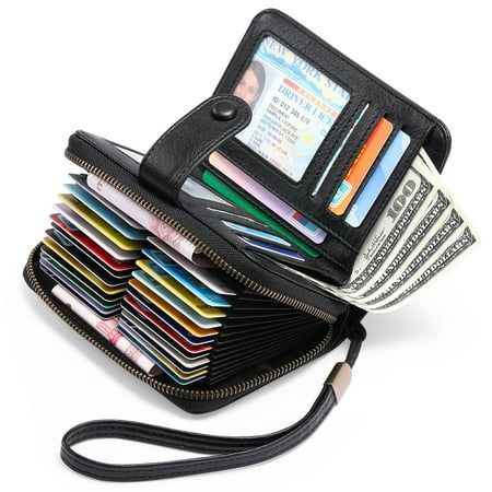 SENDEFN wristlet wallets for woman adapt to various occasion,very pratical and in a timeless design Product Dimensions:5.71 x 4.33 x 1.38 Inches;weight 7.4 Ounces Material: leather Features:Zipper Pocket,RFID Blocking wallets ColorBlack rfid wallets woman,Brown wallets woman,Pink credit card wallets Why are you choose our Leather wallets? Removable Soft Wrist Strap:With the detachable wristlet strap, you can use it as a clutch in some occasions, such as Business, Dating, Wedding, and Party, or y Rfid Wallet Woman, Credit Card Holder Wallet, Leather Credit Card Holder, Rfid Blocking Wallet, Brown Wallet, Wallet For Women, Rfid Wallet, Credit Card Wallet, Wallet Organization