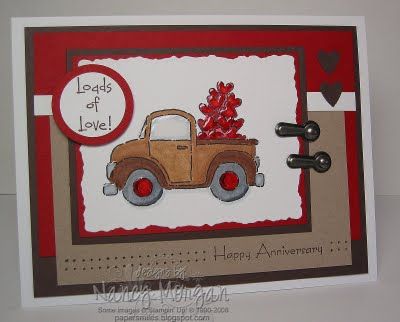 Stampin Up Loads Of Love Cards, Loads Of Love, Men's Cards, Valentine Cards Handmade, Welcome To My World, Making Greeting Cards, Love Stamps, Cards Birthday, Wedding Anniversary Cards