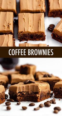 Scratch Brownies, Concentrated Coffee, Resep Starbuck, Brownies Cheesecake, Coffee Brownies, Mocha Frosting, Coffee Dessert, Deilig Mat, Fun Baking Recipes