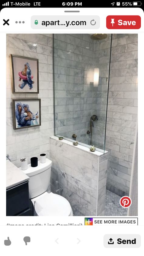 Small Narrow Bathroom, Small Bathroom Styles, Restroom Remodel, Small Bathroom Layout, Desain Pantry, Small Bathroom Makeover, Bathroom Remodel Designs, Bathroom Remodel Shower, 아파트 인테리어