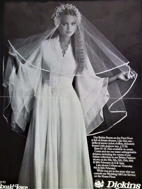 This is the beautiful dress I slipped into this day August 4th my wedding day Seventies Wedding Dress, 1970s Wedding Dress Vintage 70s, Vintage Slip Wedding Dress, 70s Wedding Veil, 1970s Wedding Photos, 70 Wedding Dress Vintage 70s, Retro Wedding Dress 70s, 1970s Vintage Wedding Dress, 70’s Wedding Dress