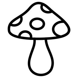 Mushroom Hand Drawing, Mushroom People Drawings Easy, Mini Drawings Mushroom, Punch Needle Drawing, Mushroom Outline Drawing, Easy Drawing Mushroom, Easy Mushroom Tattoo, Mushrooms Drawing Easy, Mushrooms Outline