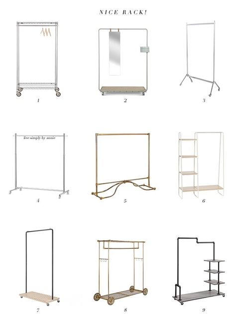 garment racks--the answer to your closet problems. Clothing Rack Bedroom, Apartments Luxury, College House, Clothing Store Design, Clothes Racks, Store Design Boutique, Apartment Luxury, Desain Furnitur Modern, Ideas Clothes