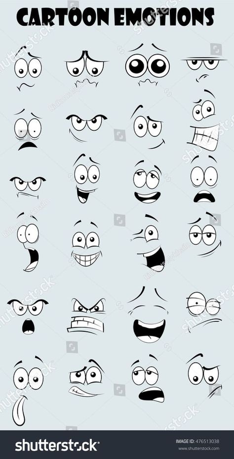 Cartoon Faces Expressions, رسم كاريكاتير, Cartoon Expression, Cartoon Eyes Drawing, Drawing Cartoon Faces, Cartoon Face, Hoodie Cartoon, Cartoon Eyes, Rock Painting Patterns