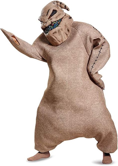 This Men's Oogie Boogie Prestige Adult Costume Features: Opening at wrist allows hands to slide easily in and out of sleeves! Product Includes: Vinyl Mask. Oogie Boogie Costume, Oogie Boogie Man, Nightmare Before Christmas Costume, Hot Suit, The Boogeyman, Idee Cosplay, Scary Costumes, Scary Halloween Costumes, Oogie Boogie