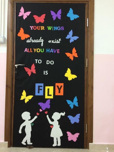 Decoration For Doors Classroom, Door Design For Preschool, Classroom Decoration For Nursery, Kindergarten Decorations Wall Ideas, Grade 1 Door Decoration, Decoration For Classroom Wall, Board Decoration For Kindergarten, Door Charts For Classrooms, Abc Decorations Classroom Decor