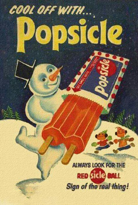 💜 Popsicle Ice Cream, Bar In Casa, Old Advertisements, Retro Advertising, Retro Ads, Vintage Memory, Halloween Vintage, Arte Inspo, Foto Art