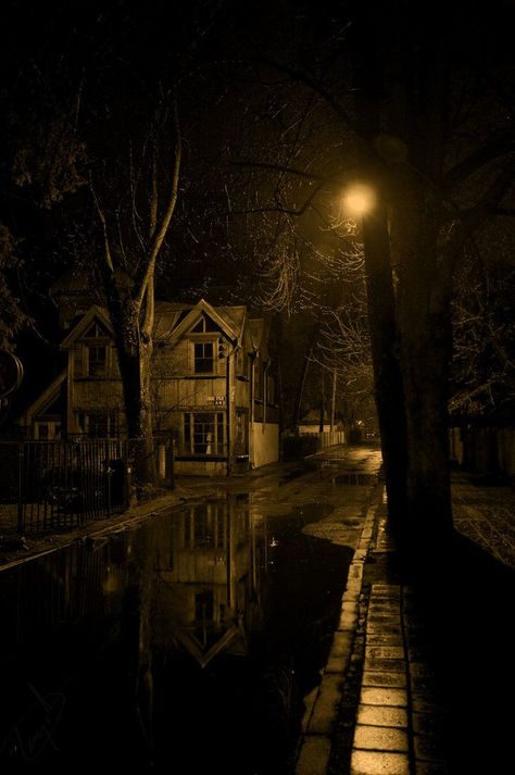 PUMPKINROT.COM: What's Brewing: The Moonlit Road Era Victoria, Street At Night, Dark Street, Fotografi Kota, Dark House, رعب نفسي, Rainy Night, House Book, Light House