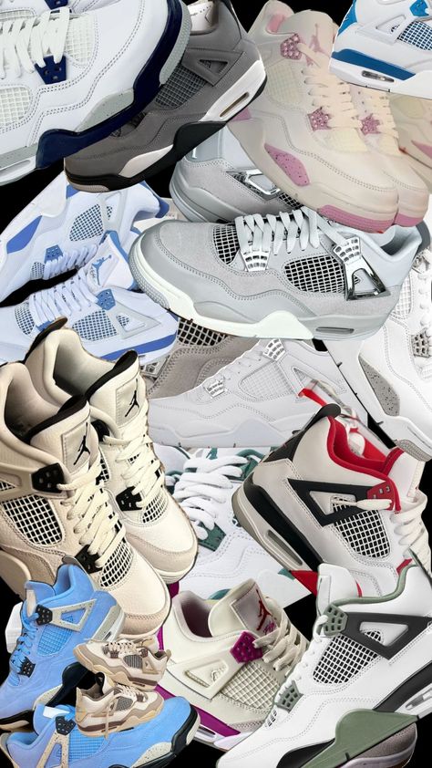 DREAAAM😍😍😍😍#jordan4 #shoes #dream #love #cutee Jordan 4 Shoes Wallpaper, Jordan 4 Background, Jordan 4 Shoes, Lovers Wallpaper, Cute Jordans, Shoes Wallpaper, Beautiful Backpacks, Jordan 4s, Sneaker Lovers