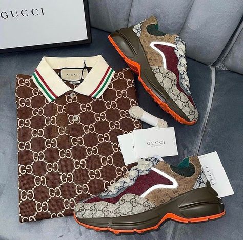 Gucci collection Gucci Men Outfit, Casual Sneakers For Men, Gucci Outfit, Gucci Collection, Young Mens Fashion, Boys Designer Clothes, Gentlemen Wear, Camry Se, Hype Clothing