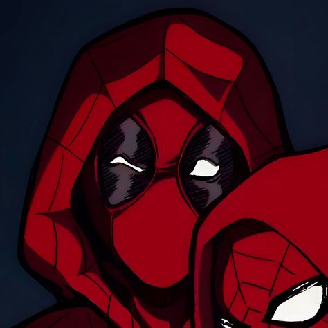 SpideyPool icon Red Matching Pfp Friends, Relationship Pfp Matching, Matching Spideypool Icons, Deadpool Matching Pfp Couple, Matching Pfp Deadpool, Matching Pfps Spideypool, Spiderman And Deadpool Matching Icons, Couple Profile Pictures Matching Cute Cartoon, Batman And Spiderman Matching Pfp