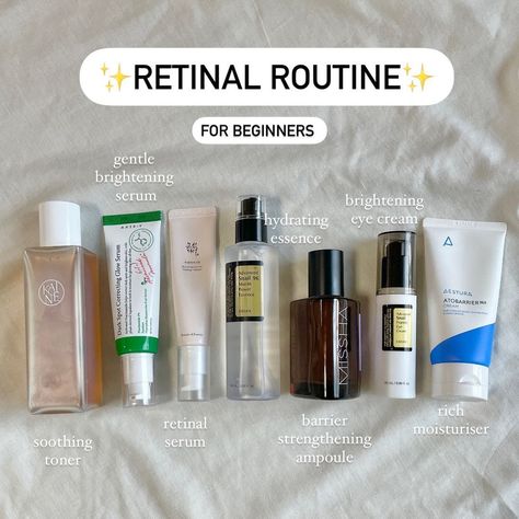 Skin Care Routine By Andrea Retinol For Dry Skin, Best Retinol Products, Retinal Serum, Pm Skincare Routine, Pm Skincare, Wedding Skincare, Body Essentials, Popular Skin Care Products, Hydrating Eye Cream