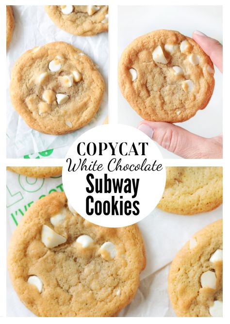 Copycat Subway White Chocolate Macadamia Nut Cookies - Gluesticks Blog Ree Drummond White Chocolate Macadamia Cookies, White Chocolate Macadamia Nut Cookies Subway, Cookie Recipes White Chocolate Macadamia, Chewy White Chocolate Macadamia Cookies, Easy White Chocolate Macadamia Cookies, Subway Macadamia Nut Cookies, White Chip Cookies Recipes, Macadamia White Chocolate Chip Cookies, Soft And Chewy White Chocolate Macadamia Nut Cookies