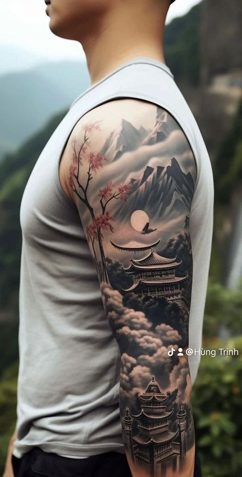 Japanese Tattoo Sleeve Men, Tattoo Ideas For Men Meaningful, Forearm Tattoo Ideas For Men, Japanese Forearm Tattoo, Traditional Japanese Tattoo Sleeve, Japanese Tattoo Sleeve, Buddha Tattoo Sleeve, Samurai Tattoo Sleeve, Warrior Tattoo Sleeve